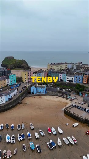 Exploring Tenby: Aerial Views of Wales' Coastal Gem
