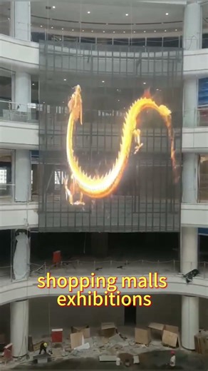 Real Project: Transparent LED Display Installed on Glass Structure