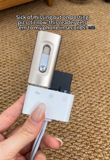 5-in-1 SD Card Reader for Photos and Files
