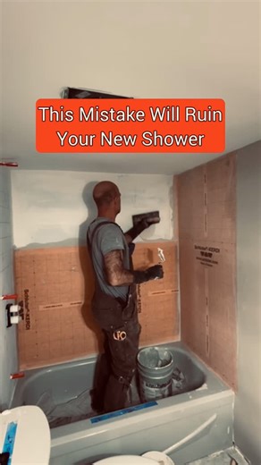 Luc Tremblay | Renovation | Vancouver BC on Instagram: "✅ Follow @built.to.code for renovation tips ⬇️ Complete waterproofing guide below The invisible problem destroying bathrooms - and how to prevent it. Water damage behind shower tiles is one of the most expensive renovation failures. You don’t see it happening until it’s too late - by then you’re facing a complete tear-out. This orange waterproofing membrane is your first line of defense. Here’s how to install it correctly: Step-by-step inst