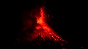 VIDEO: Indonesian volcano spews enormous fireballs