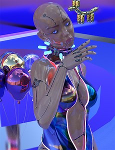 The Neon Art of Ruby Gloom is a 3D, Cyber-Feminist Paradise