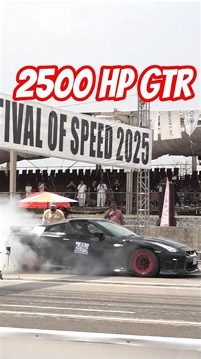 Insane 2500 hp Nissan Gtr 5.2 second 200 meter