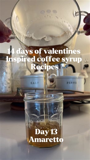 Homemade Amaretto Coffee Syrup Recipe