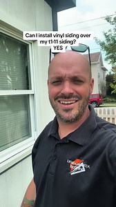 Can we indtall over existing t1-11 siding? #contractorsoftiktok #vinylsidinginstallation #harrisburgpa