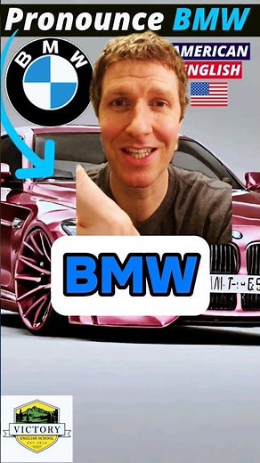 How to Pronounce BMW in English (in German)