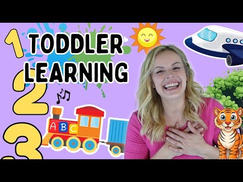 Learn To Talk First Words & Signs, Gestures, Numbers, Colours, ABC, Toddler Learning Video for Baby