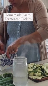 34K views · 393 reactions | Homemade Fermented Pickles #pickles #homesteading | Farmhouse on Boone | Facebook