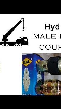 Working of Hydraulic jack male female coupling #hydraulic #mechanical #shsmandkola