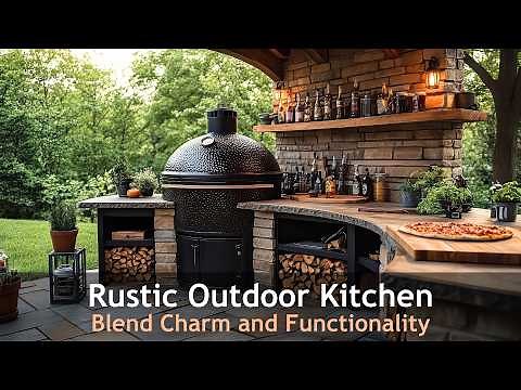 Rustic Outdoor Kitchen Ideas You’ll Love All Year Round