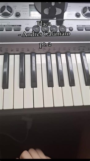 Learn to Play Flaca by Andres Calamaro on Piano - Tutorial Part 2