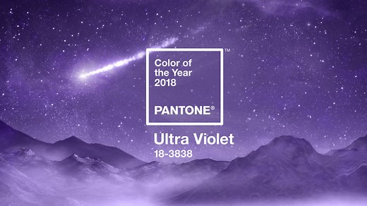 Pantone公布2018年度流行色_紫外光色