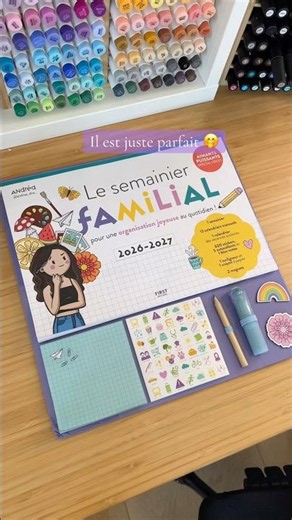 Mon nouveau semainier est sorti ! 😁