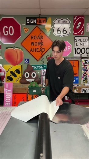 Making a golden stop sign