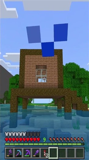Minecraft Jungle Wood Fisherman Villager House Update 2 #mc #minecraft #realms #multiplayer #shorts