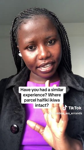 I just need to know, do these parcel companies have have do such? Juu I have a feeling that hii mzigo ilifunguliwa. #chumbaawaerrands