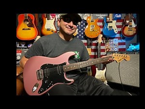 2022 Squier Affinity Stratocaster HH Burgundy Mist Review and Demo ￼