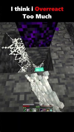 I think i overreact too much...#minecraft