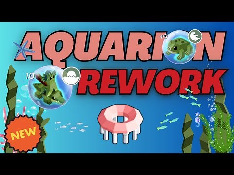 Aquarion Update and New Skin! 🐸🫧🐊