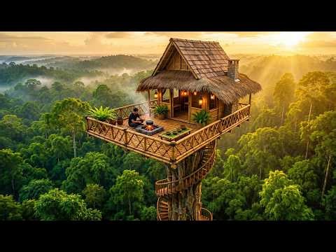 I built the COOLEST tree house of my life