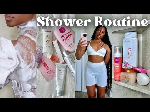 EVERYTHING SHOWER ROUTINE | HYGIENE, BODY & SKINCARE