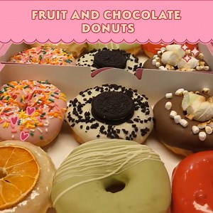 How To Make AMAZING Fruit Donuts! | Yummyboy