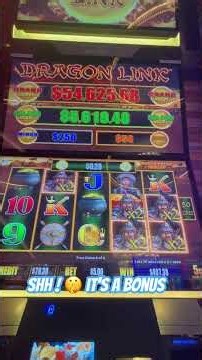 MULTIPLIER BONUS WIN DRAGON LINK SLOT MACHINE SOUNDS #slot #casino #bigwin #fun