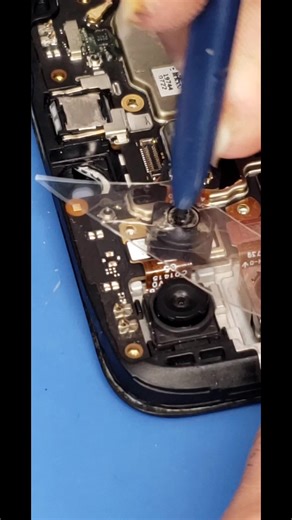 Tips to clean dirty front camera by use OCA . #fix #phonesolutions #tips #foryou #phonesolutions #fixtips