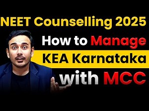 How to Manage Karnataka KEA with MCC Round 2 | #neet2025 #neetcounselling2025