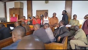 WATCH: Some of the "March to Parliament" protesters against corruption being arraigned before Grade one Magistrate Kyoshabire Caroline at Buganda Road Court in Kampala on July 23, 2024. 🎥ISAAC KASAMANI #MonitorUpdates | Daily Monitor
