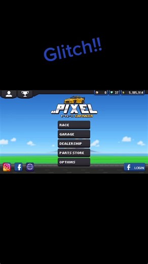 Pixel Car Racer Glitches and Setting Options