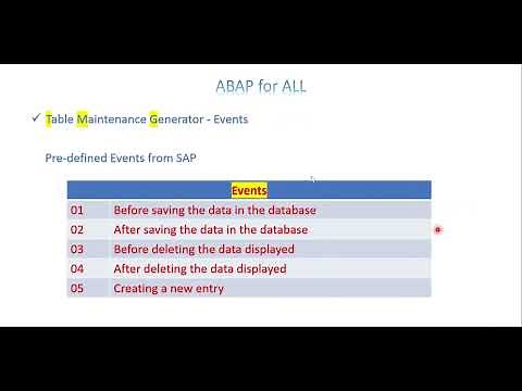 Video 6: Data Dictionary - TMG Events