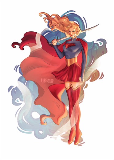 Supergirl Speed Paint: Captivating Fan Art Creation