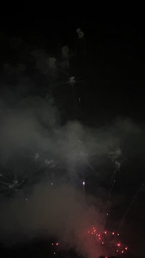 Stunning Fireworks Display in Colorful Night Sky