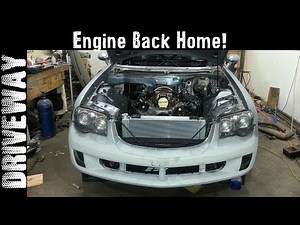 V8 Crossfire Project: Installing the Engine and Trans!