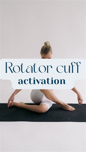 Shoulder stability 欄 shoulder activation  Try these 4 rotator cuff drills to wake up the deep stabilisers that keep your shoulders moving smoothly and pain-free! Add them to your warm up to help get the best out of your workout! ️‍♀️ #sportstherapy #rehab #shoulderstability #shoulderactivation #abbavoyage #resistancebandsworkout #fyp | AH Sports Therapy | Facebook