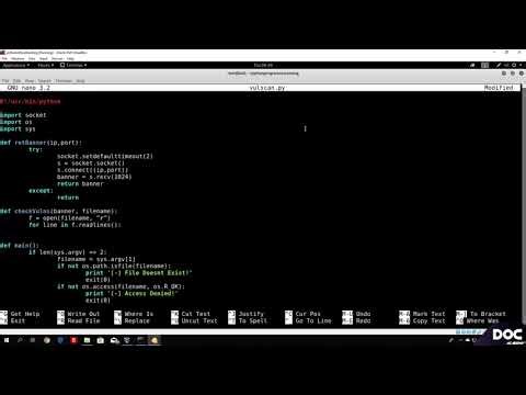 Coding a vulnerability scanner part 2