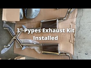 Vlog #42 3" Pypes Polished Exhaust Installed On My Chevelle