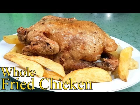 FRIED WHOLE SPRING CHICKEN | How To Fry A Whole Spring Chicken