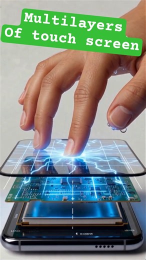 You are an Electric Human ⚡️ (How Touchscreens Work) #shorts #tech #howismade