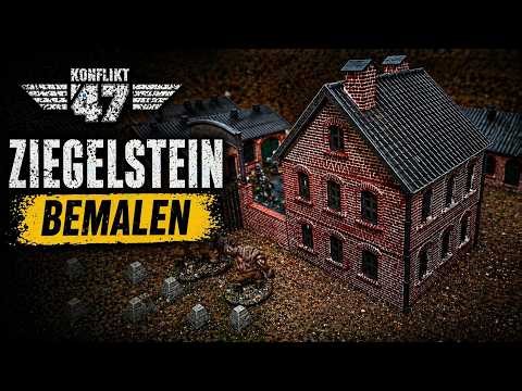 Painting bricks – realistic buildings for your game board