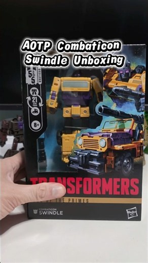 AOTP Swindle Unboxing. The final Combaticon has arrived #transformers #unboxing #asmr