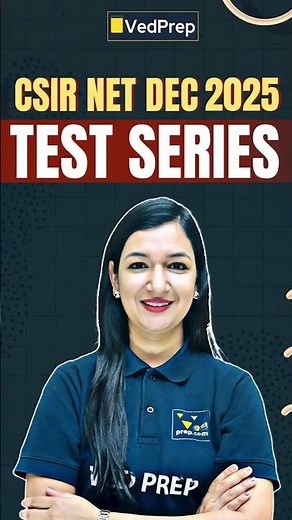 CSIR NET Dec 2025 Life Sciences | All India Test Series | 25+ Mock Tests for JRF & LS | VedPrep Bio