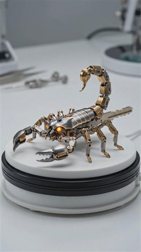 ‎Watch This Tiny Mechanical Scorpion Get Built in 10 Seconds