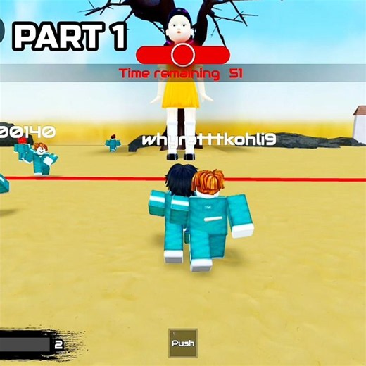 Squid game x Roblox ! red light green light part 1 #robloxshorts #roblox #shortsfeed