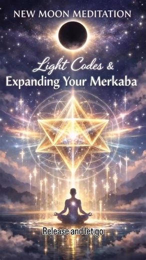 New Moon 2026 — Light Codes & Expanding Your Merkaba 🌑 This New Moon opens a sacred space to connect with cosmic energies, activate Light Codes, and expand your Merkaba. It’s a moment to release what no longer serves, recalibrate your energy, and anchor your soul-aligned intentions. The dark sky is your canvas — a quiet space to plant seeds of transformation, clarity, and spiritual growth. ✨ Under this New Moon, you are invited to: • Release — let go of old patterns, fears, or energy that no lo