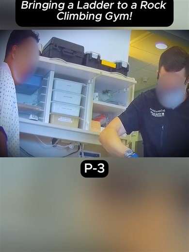 Bringing a Ladder to a Rock Climbing Gym! | climbing