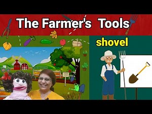 Let's Learn about the Farmer's Tools | Names and Uses of Gardening Tools for kids| #farming
