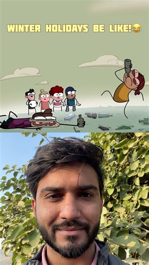 Winter Holidays Be Like🤣 ‪@NOTYOURTYPE‬ #shorts #notyourtype #animation #memes #funny #comedy #nofun