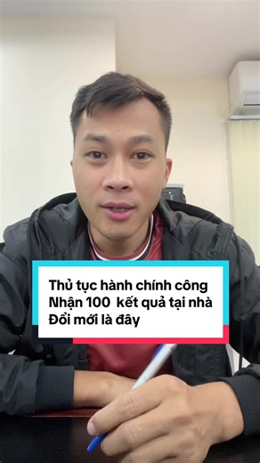 100 phần trăm Nhận kết quả dịch vụ công tại nhà miễn phí. Đây mới gọi là đổi mới #dichvucong4 #vneid #tamtru #thuongtru #lltp